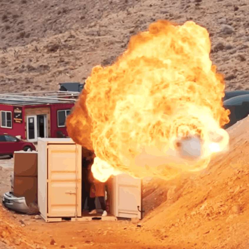 Shoot a Flamethrower at Adrenaline Mountain Las Vegas